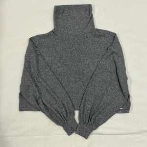 Hollister Charcoal Cowl Neck Sweater